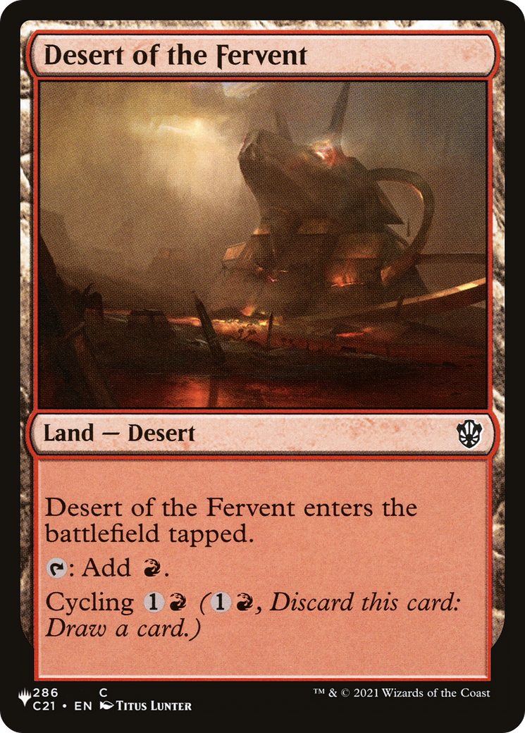 Desert of the Fervent [The List Reprints] | Total Play