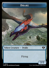 Spirit (0010) // Drake Double-Sided Token [Commander Masters Tokens] | Total Play