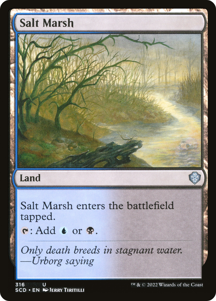 Salt Marsh [Starter Commander Decks] | Total Play