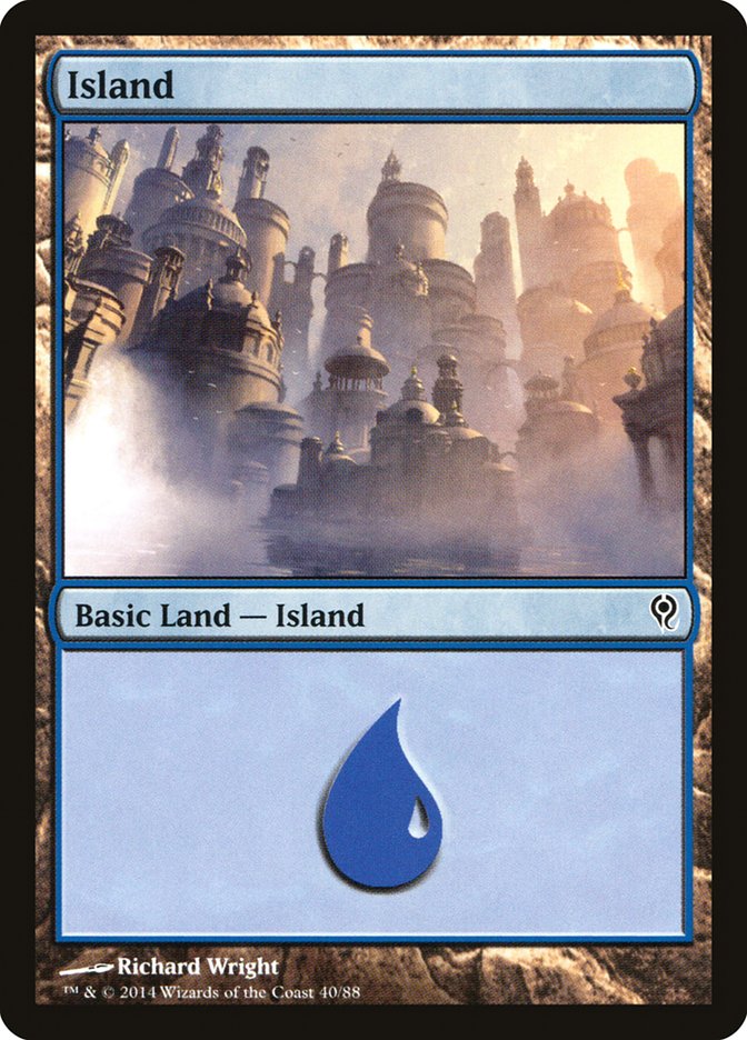 Island (40) [Duel Decks: Jace vs. Vraska] | Total Play