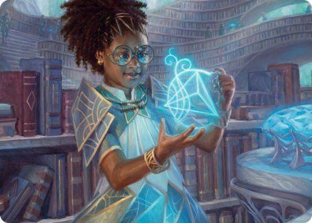 Zimone, Quandrix Prodigy Art Card [Strixhaven: School of Mages Art Series] | Total Play