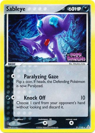 Sableye (31/110) (Stamped) [EX: Holon Phantoms] | Total Play