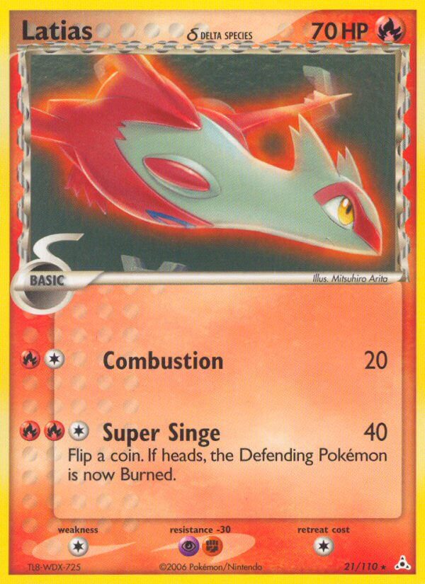 Latias (21/110) (Theme Deck Exclusive) [EX: Holon Phantoms] | Total Play