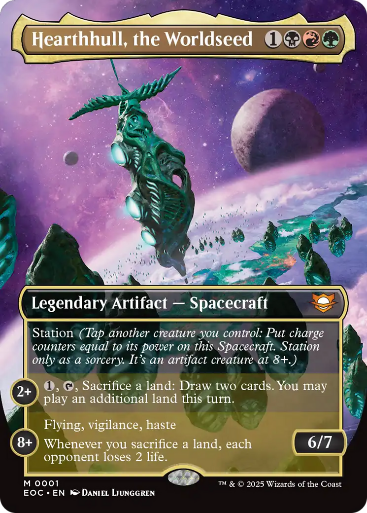 Hearthhull, the Worldseed (Borderless) [Edge of Eternities Commander] | Total Play