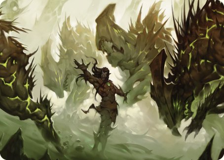 Ezuri's Predation Art Card [Commander Masters Art Series] | Total Play