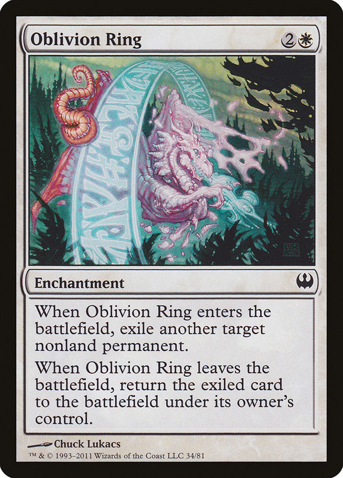 Oblivion Ring [Duel Decks: Knights vs. Dragons] | Total Play