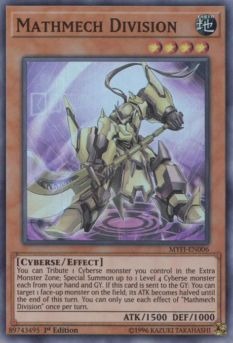 Mathmech Division [MYFI-EN006] Super Rare | Total Play