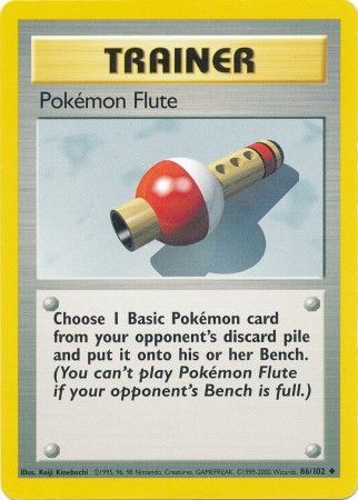 Pokemon Flute (86/102) [Base Set Unlimited] | Total Play