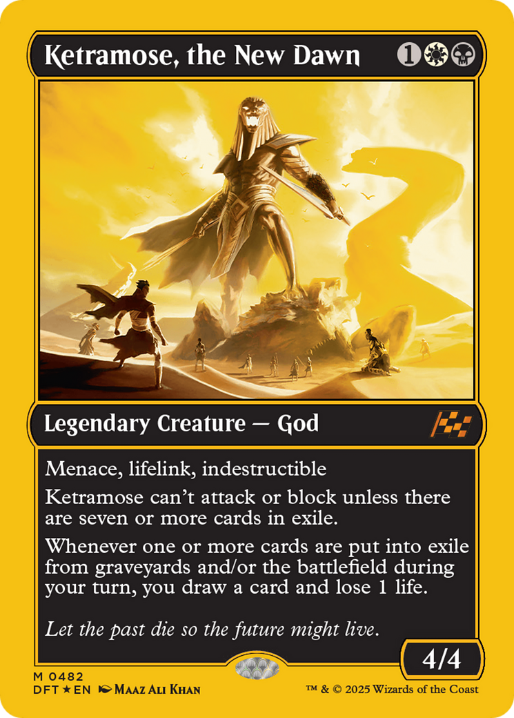 Ketramose, the New Dawn (First-Place Foil) [Aetherdrift] | Total Play