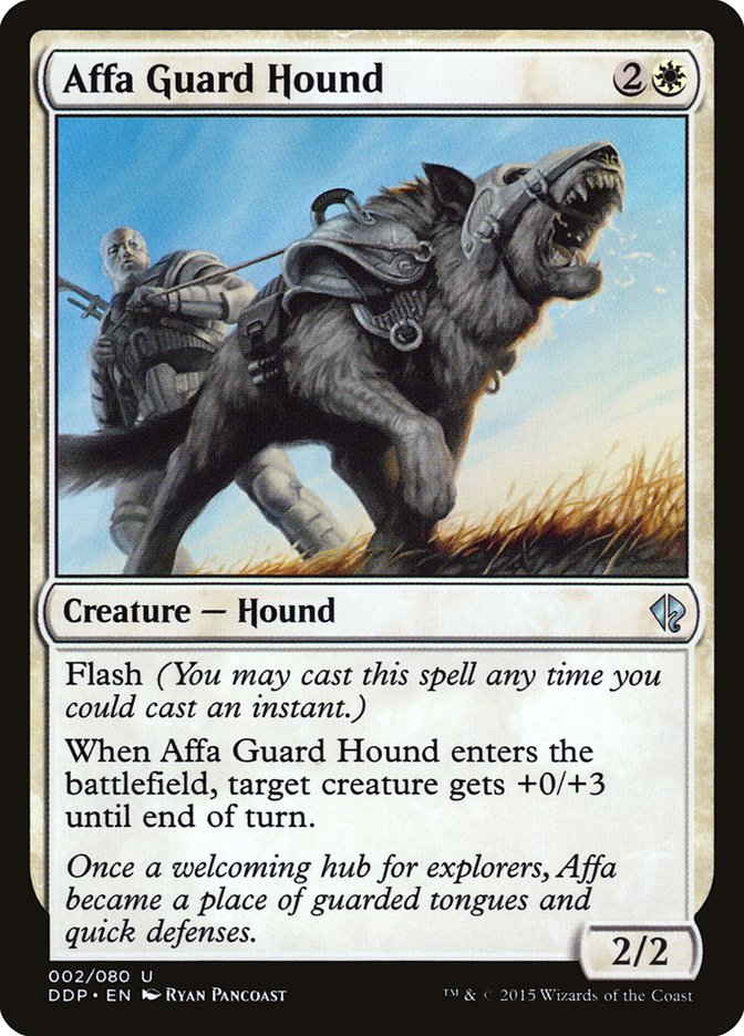 Affa Guard Hound [Duel Decks: Zendikar vs. Eldrazi] | Total Play