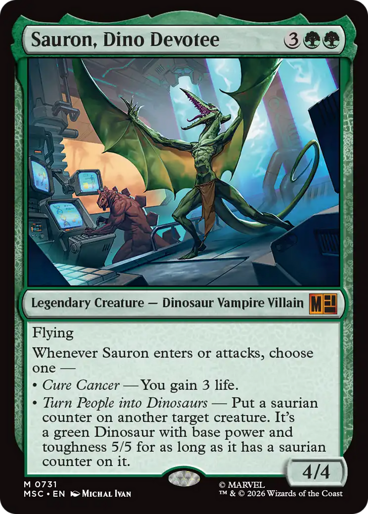 Sauron, Dino Devoteee [Marvel Super Heroes Commander] | Total Play