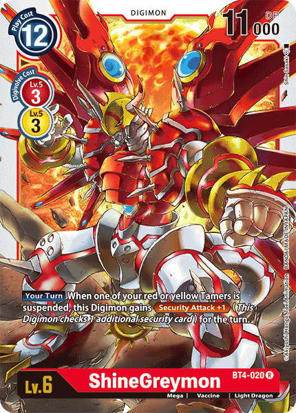 ShineGreymon [BT4-020] [Great Legend] | Total Play