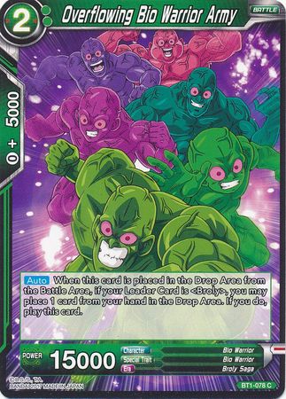 Overflowing Bio Warrior Army (BT1-078) [Galactic Battle] | Total Play