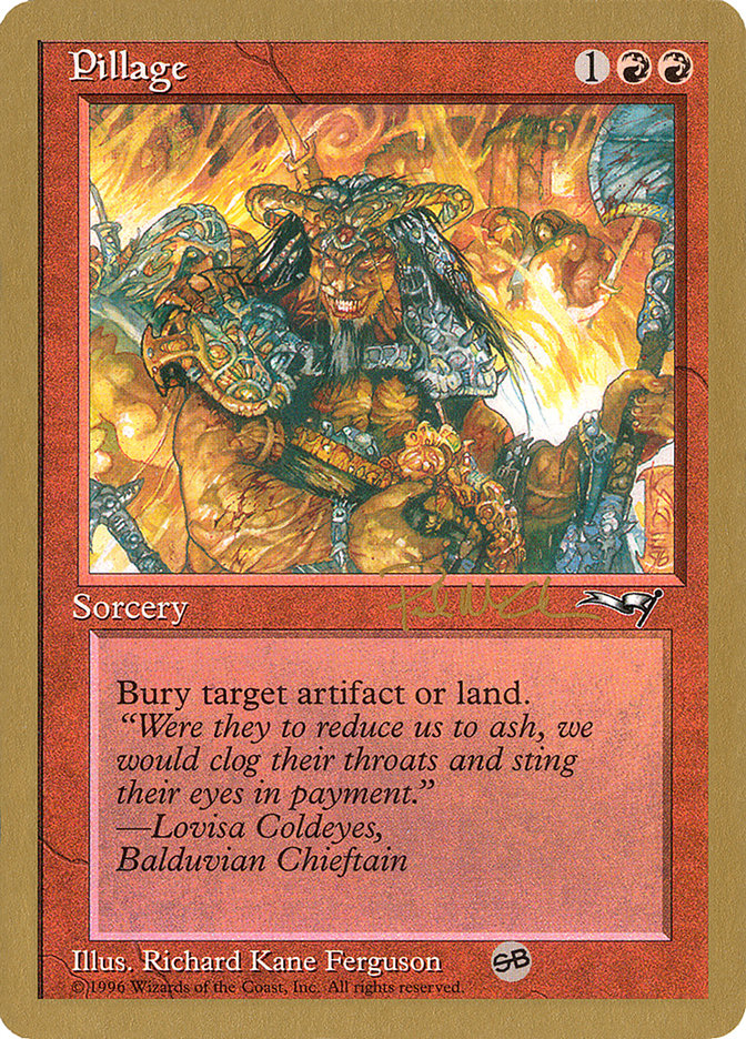 Pillage (Paul McCabe) (SB) [World Championship Decks 1997] | Total Play