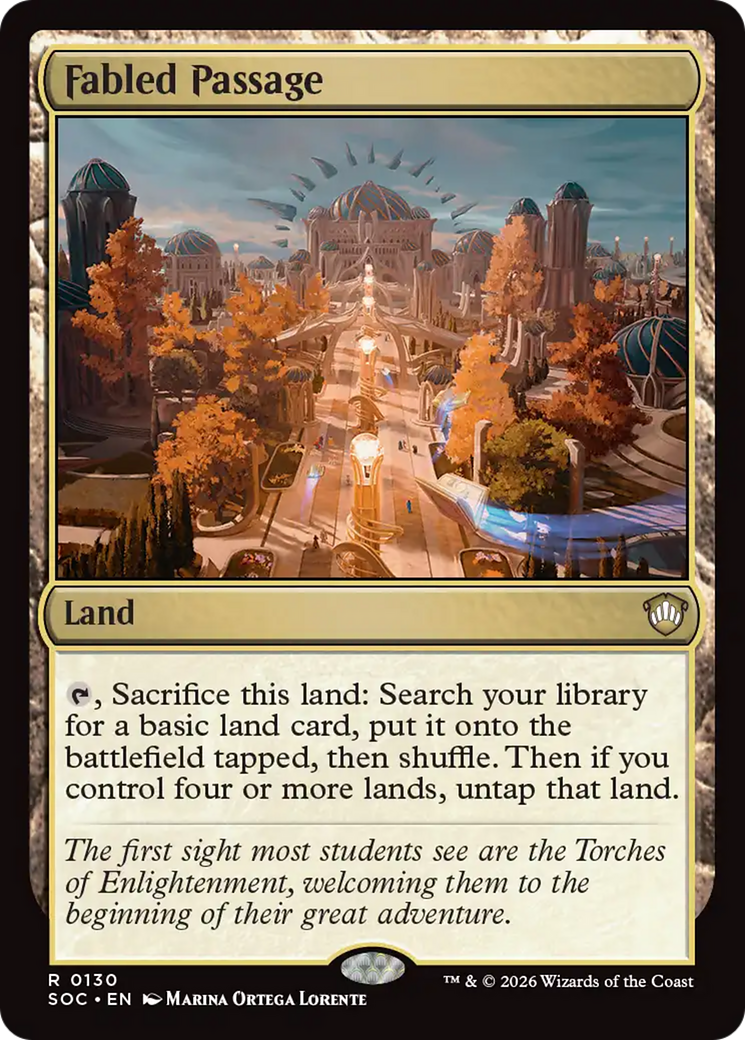 Fabled Passage [Secrets of Strixhaven Commander] | Total Play
