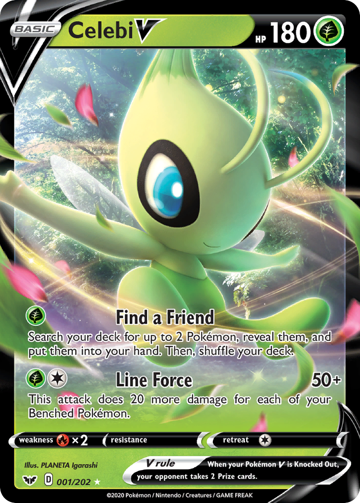 Celebi V (001/202) [Sword & Shield: Base Set] | Total Play