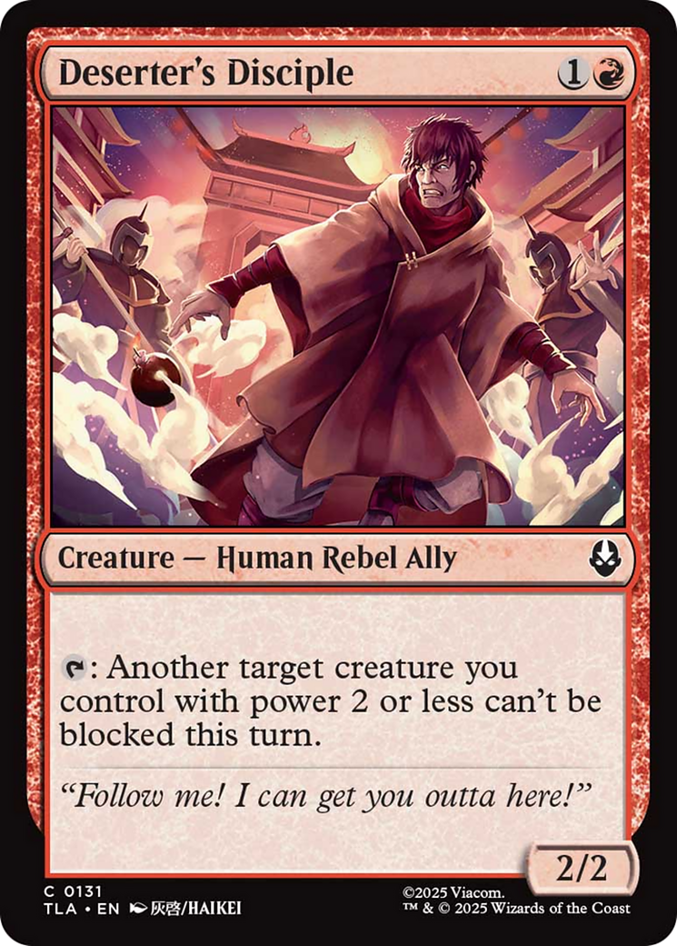 Deserter's Disciple [Avatar: The Last Airbender] | Total Play