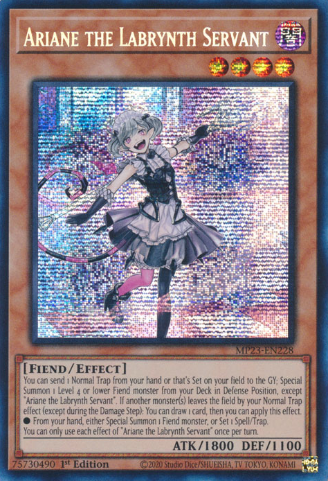 Ariane the Labrynth Servant [MP23-EN228] Prismatic Secret Rare | Total Play