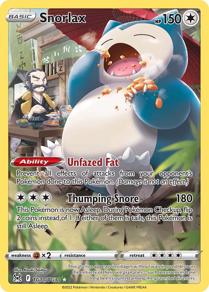 Snorlax (TG10/TG30) [Sword & Shield: Lost Origin] | Total Play