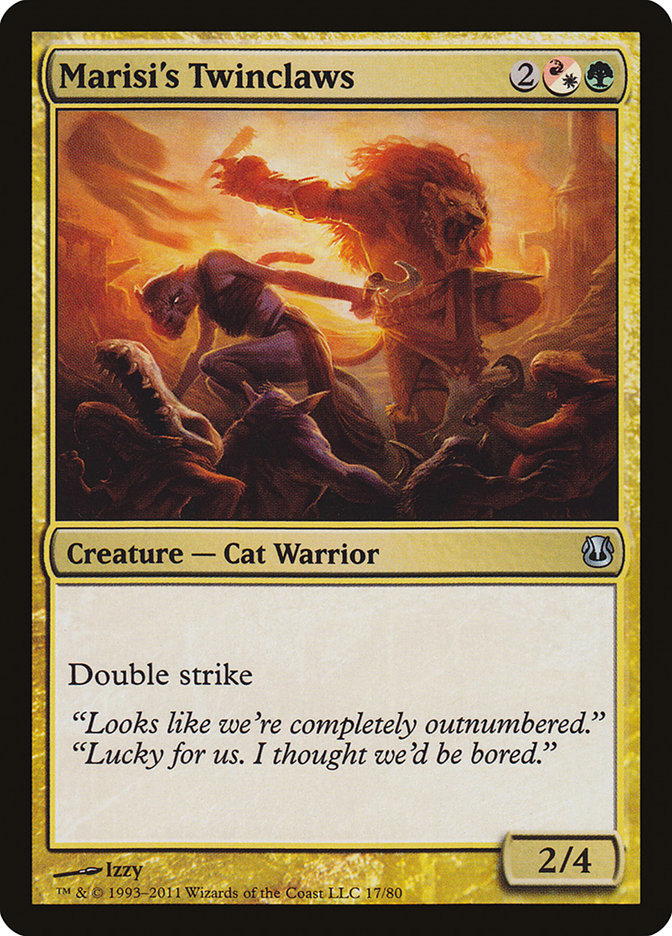 Marisi's Twinclaws [Duel Decks: Ajani vs. Nicol Bolas] | Total Play