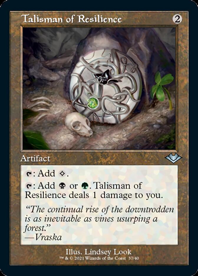 Talisman of Resilience (Retro Foil Etched) [Modern Horizons] | Total Play