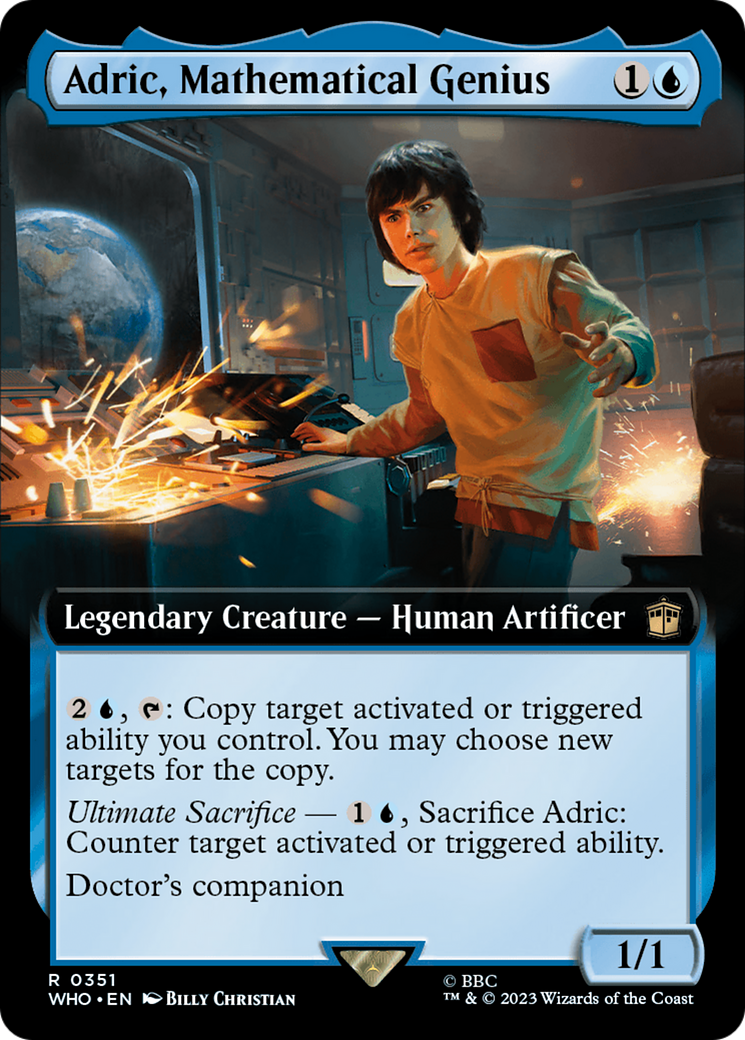 Adric, Mathematical Genius (Extended Art) [Doctor Who] | Total Play