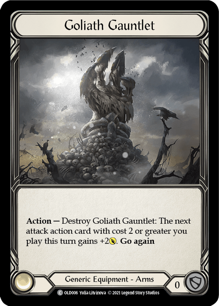 Goliath Gauntlet [OLD006] (Tales of Aria Oldhim Blitz Deck)  1st Edition Normal | Total Play