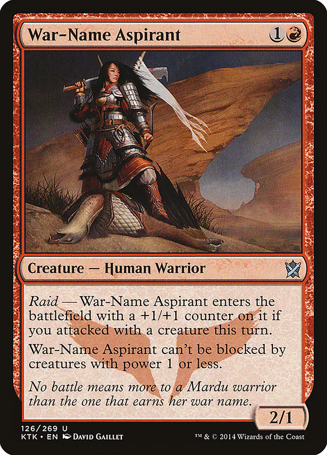 War-Name Aspirant [Khans of Tarkir] | Total Play