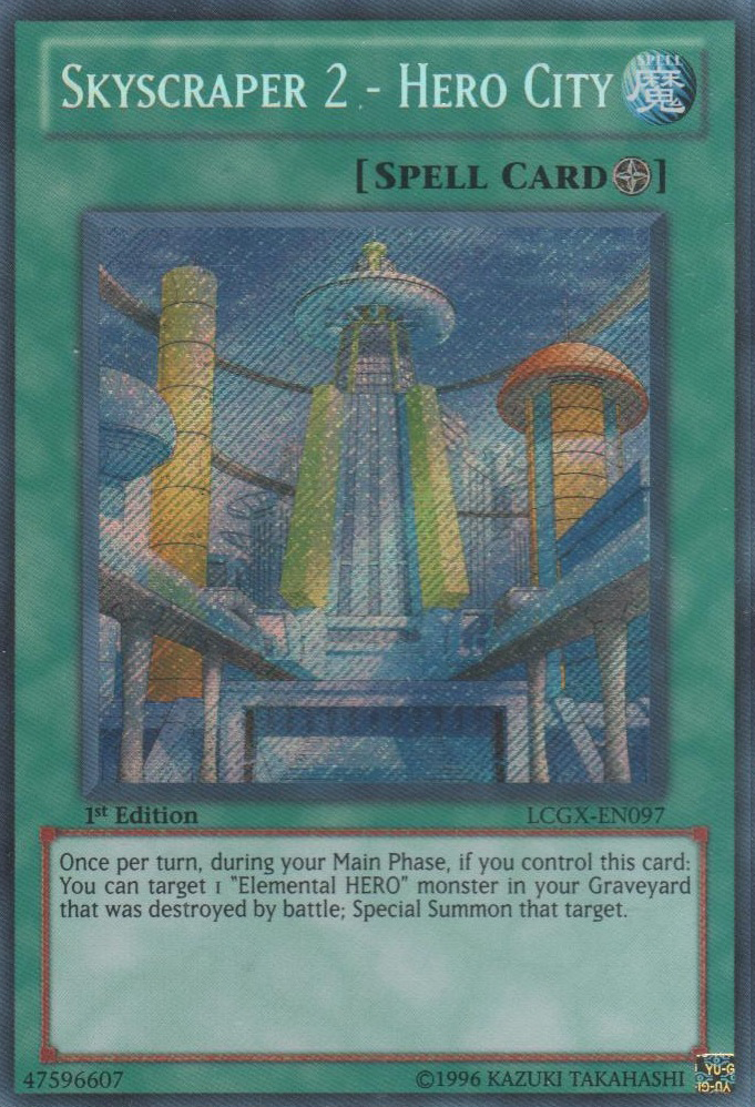 Skyscraper 2 - Hero City [LCGX-EN097] Secret Rare | Total Play