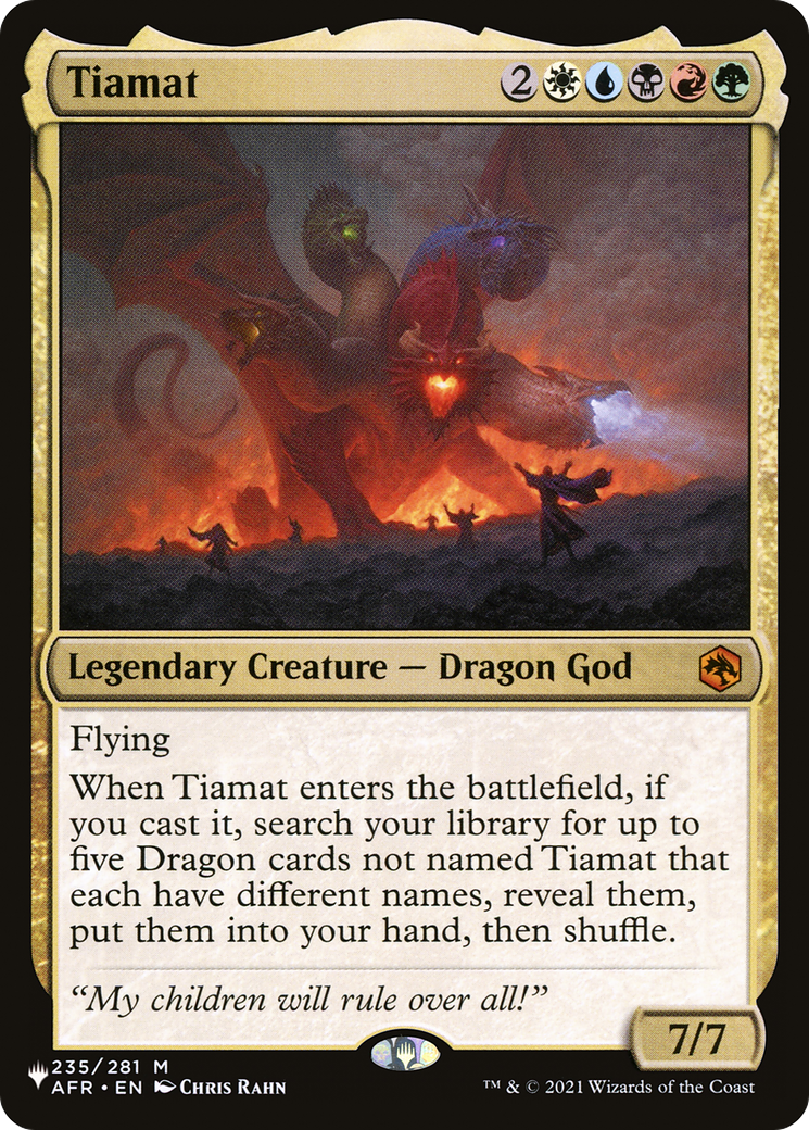 Tiamat [The List] | Total Play