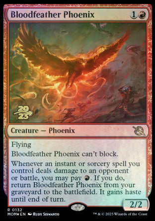 Bloodfeather Phoenix [March of the Machine Prerelease Promos] | Total Play