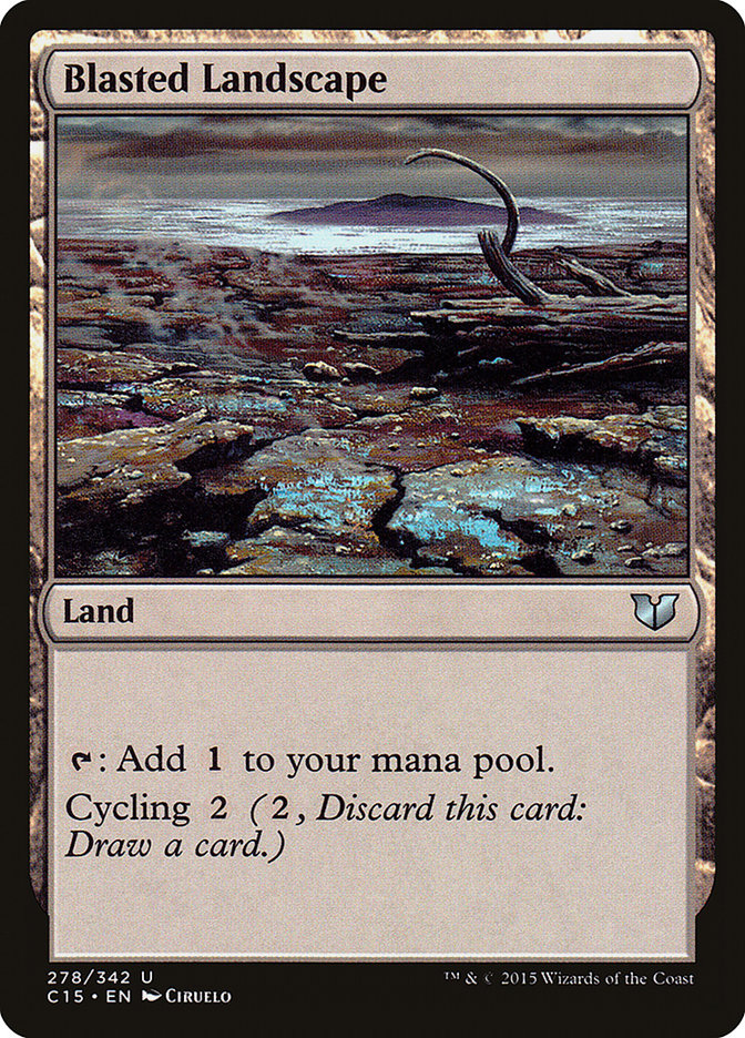 Blasted Landscape [Commander 2015] | Total Play