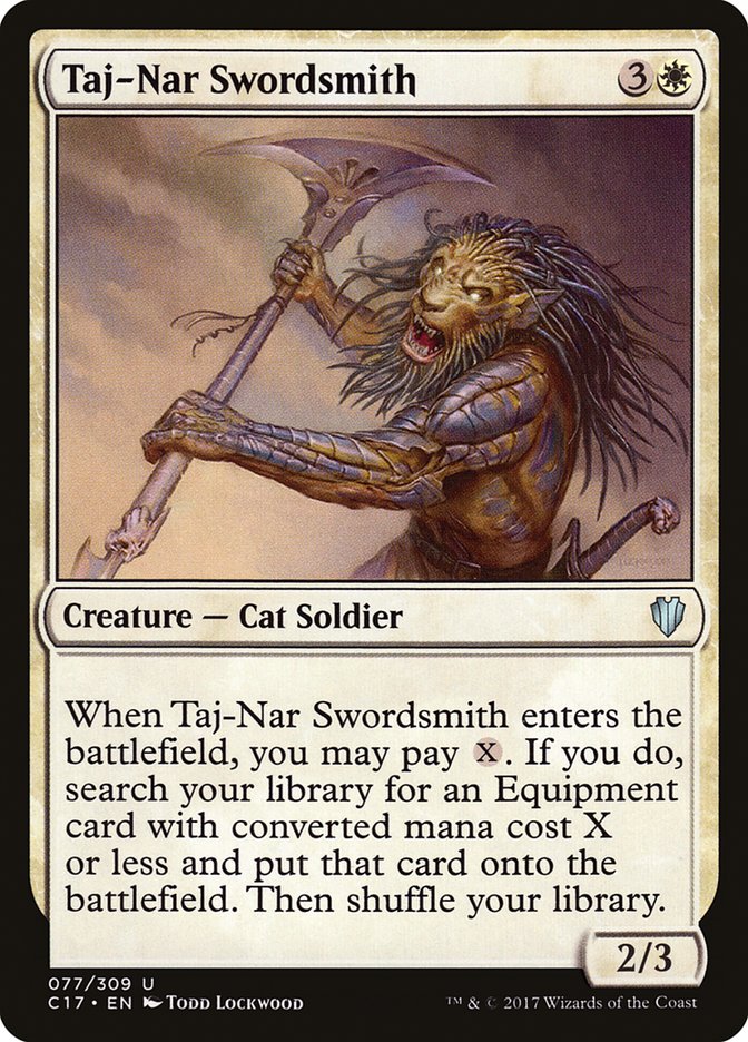 Taj-Nar Swordsmith [Commander 2017] | Total Play