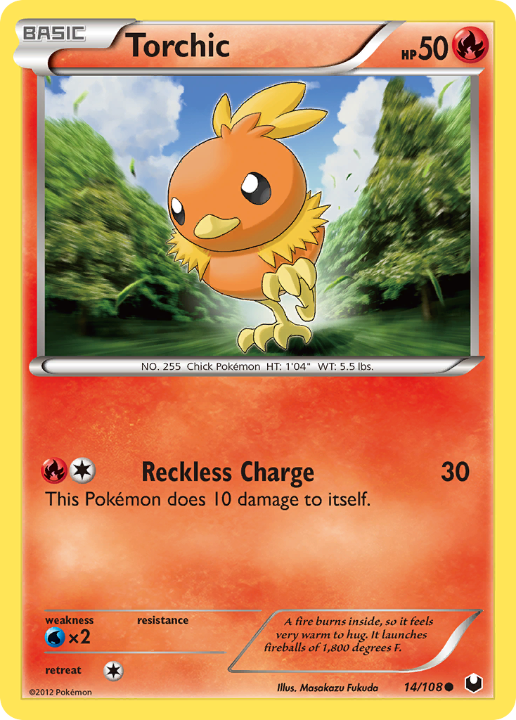 Torchic (14/108) [Black & White: Dark Explorers] | Total Play