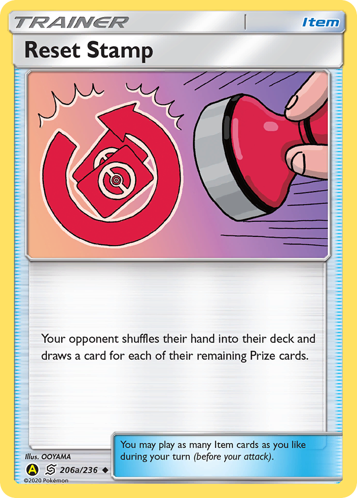 Reset Stamp (206a/236) [Alternate Art Promos] | Total Play