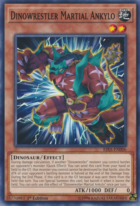 Dinowrestler Martial Ankylo [RIRA-EN006] Common | Total Play