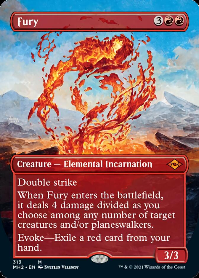 Fury (Borderless Alternate Art) [Modern Horizons 2] | Total Play