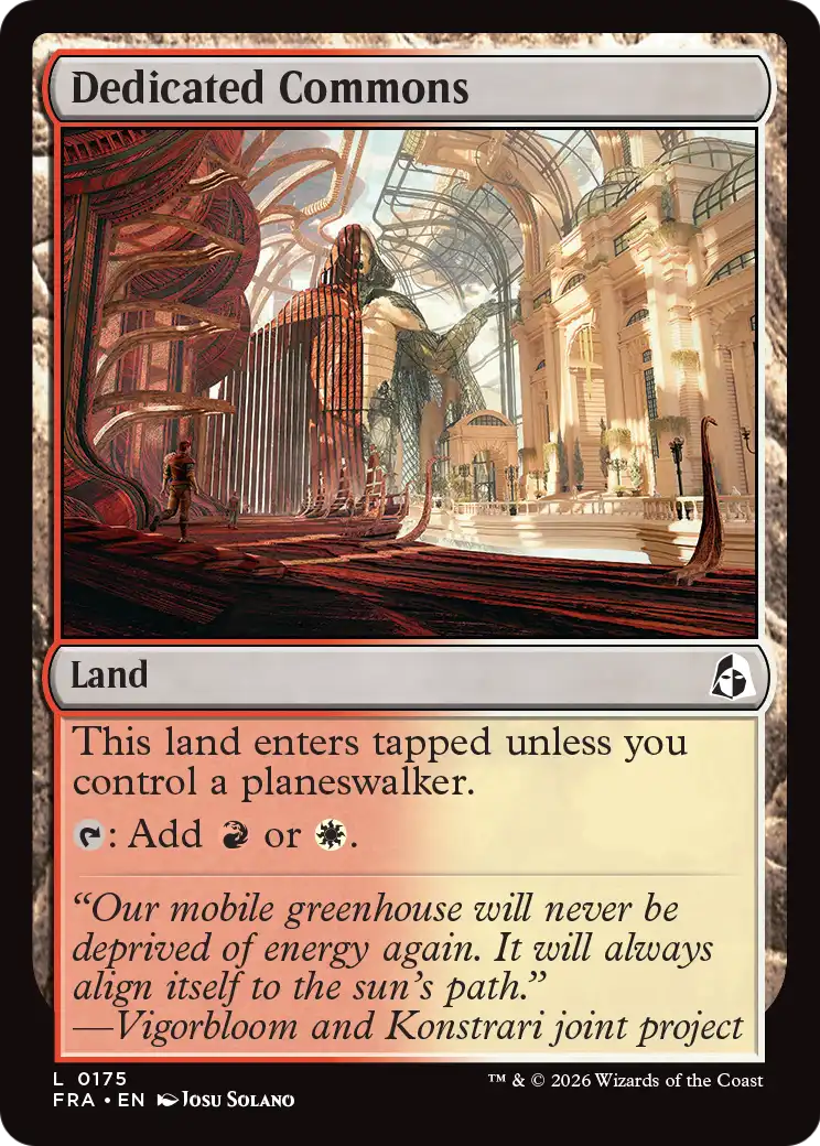 Dedicated Commons [Reality Fracture] | Total Play