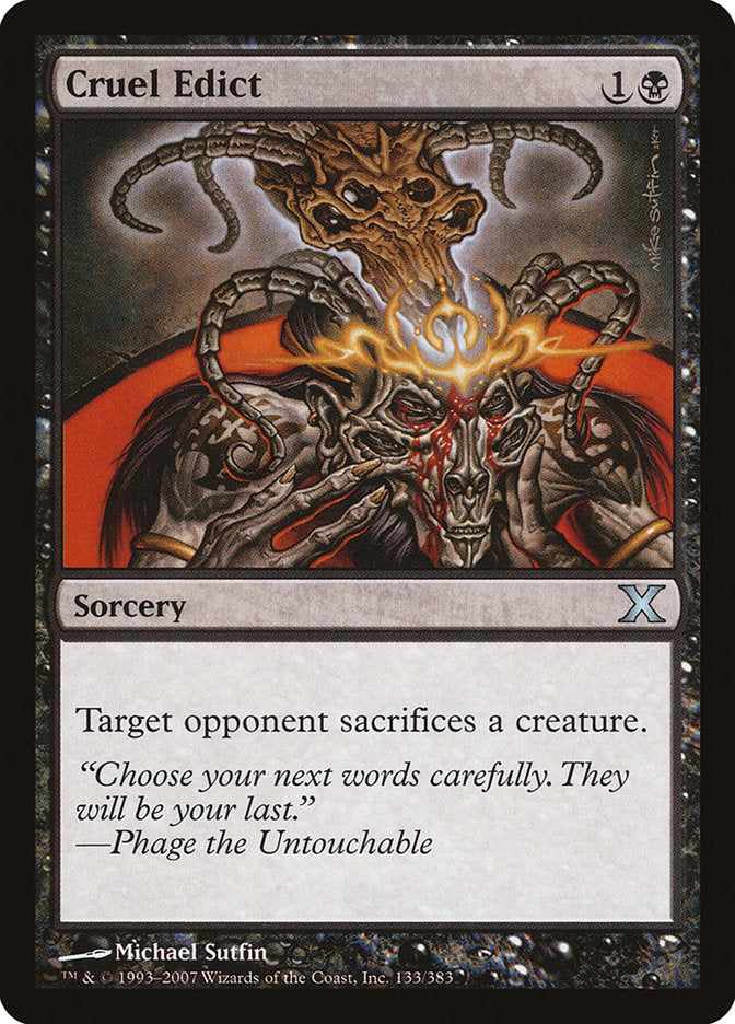 Cruel Edict [Tenth Edition] | Total Play