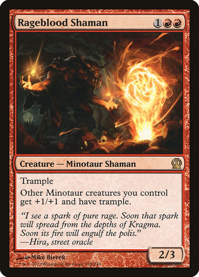 Rageblood Shaman [Theros] | Total Play