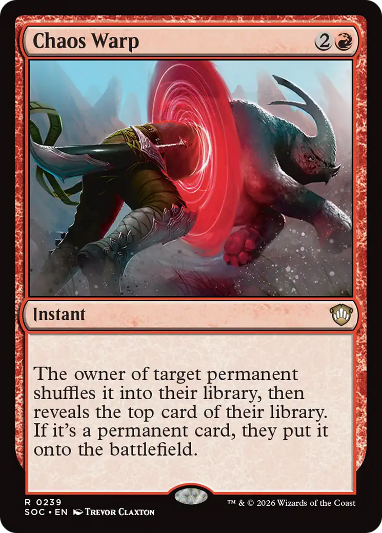 Chaos Warp [Secrets of Strixhaven Commander] | Total Play