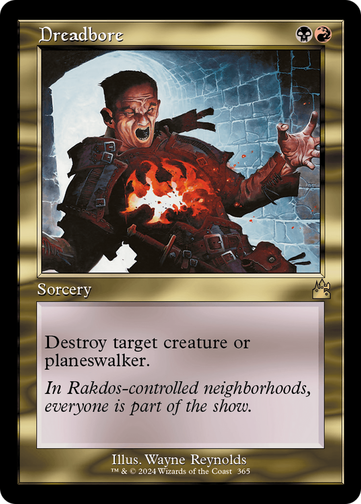 Dreadbore (Retro Frame) [Ravnica Remastered] | Total Play