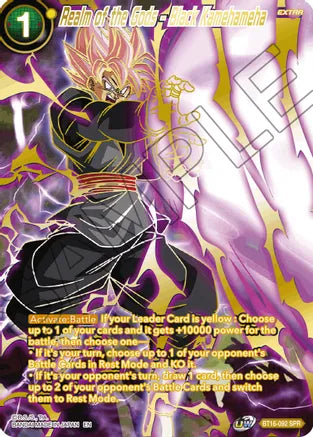 Realm of the Gods - Black Kamehameha (SPR) (BT16-092) [Realm of the Gods] | Total Play
