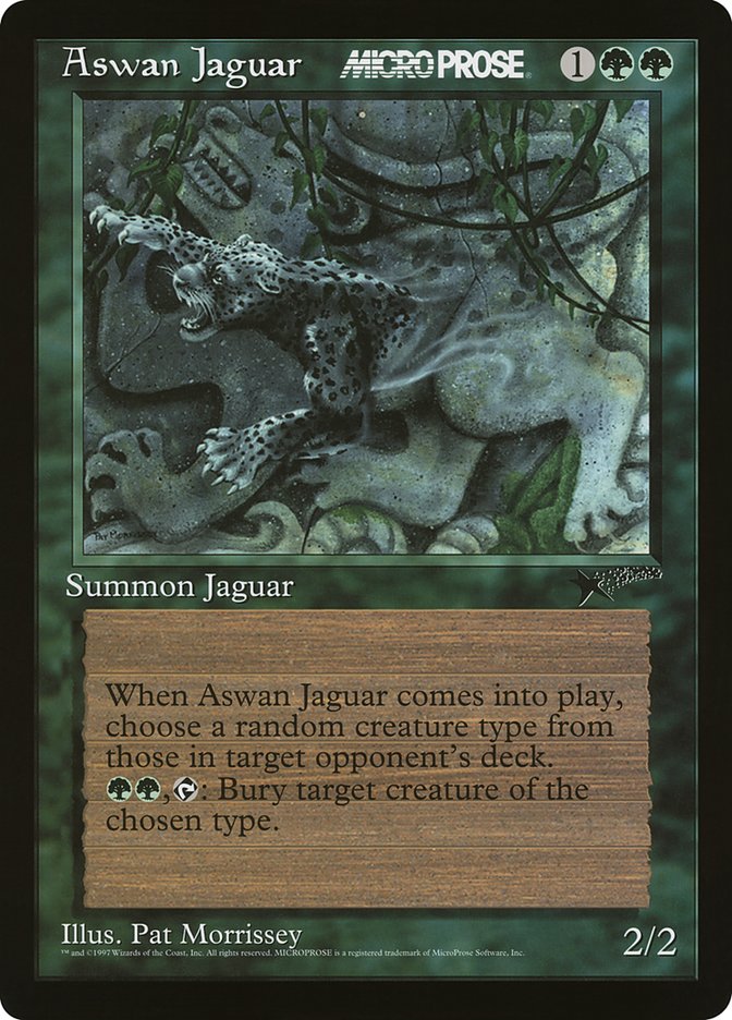 Aswan Jaguar [MicroProse Promos] | Total Play