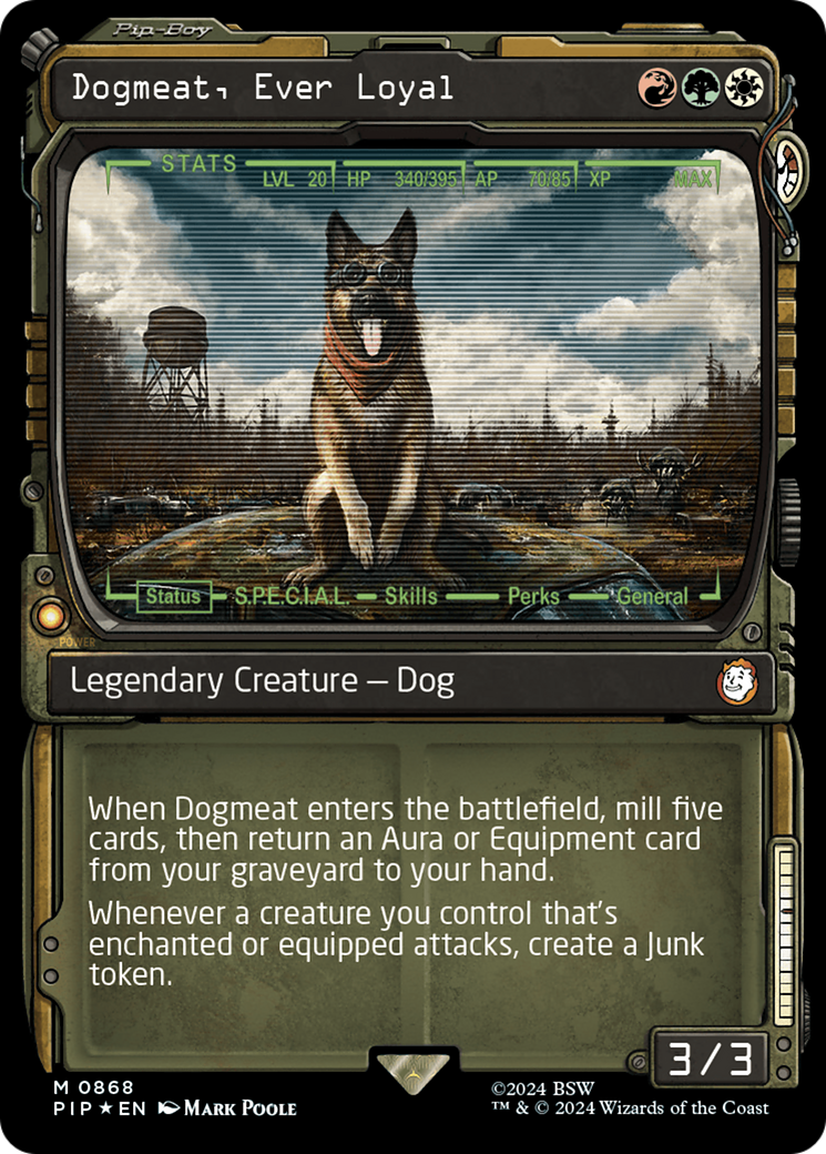 Dogmeat, Ever Loyal (Showcase) (Surge Foil) [Fallout] | Total Play