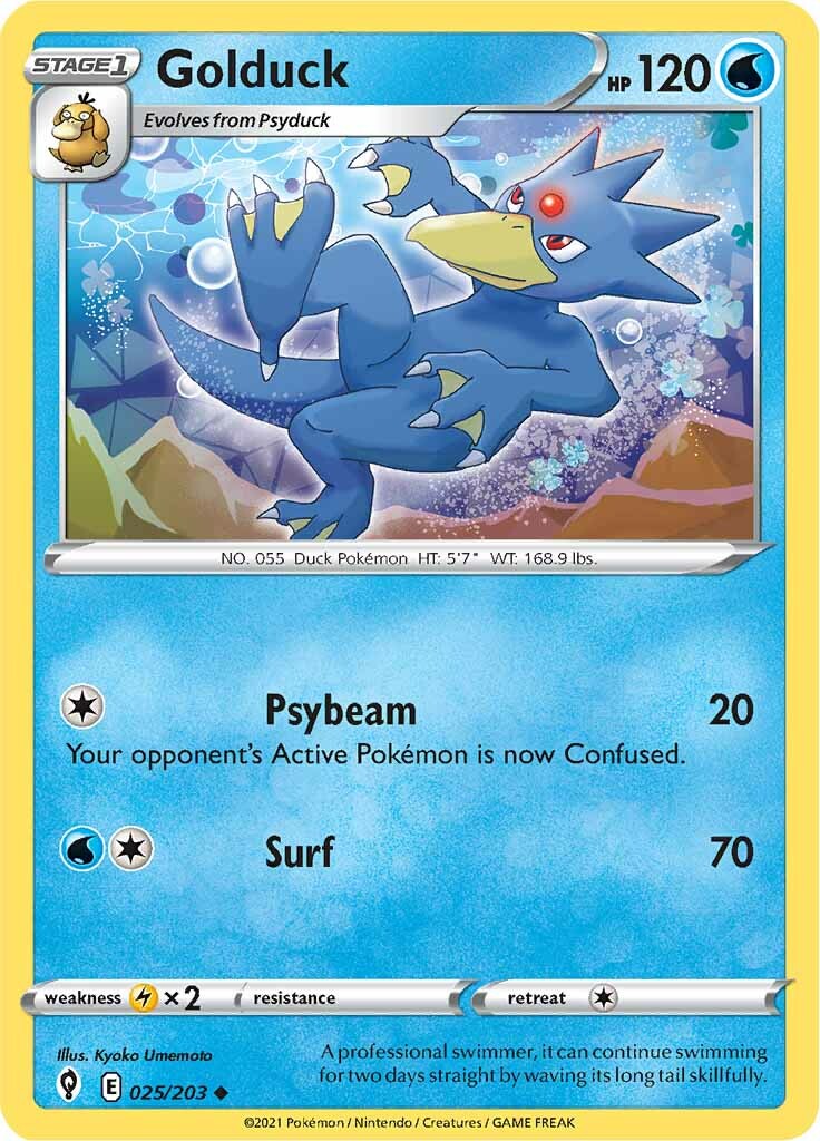 Golduck (025/203) [Sword & Shield: Evolving Skies] | Total Play