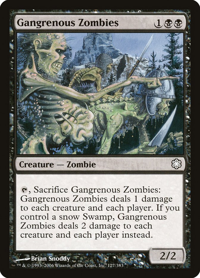 Gangrenous Zombies [Coldsnap Theme Decks] | Total Play