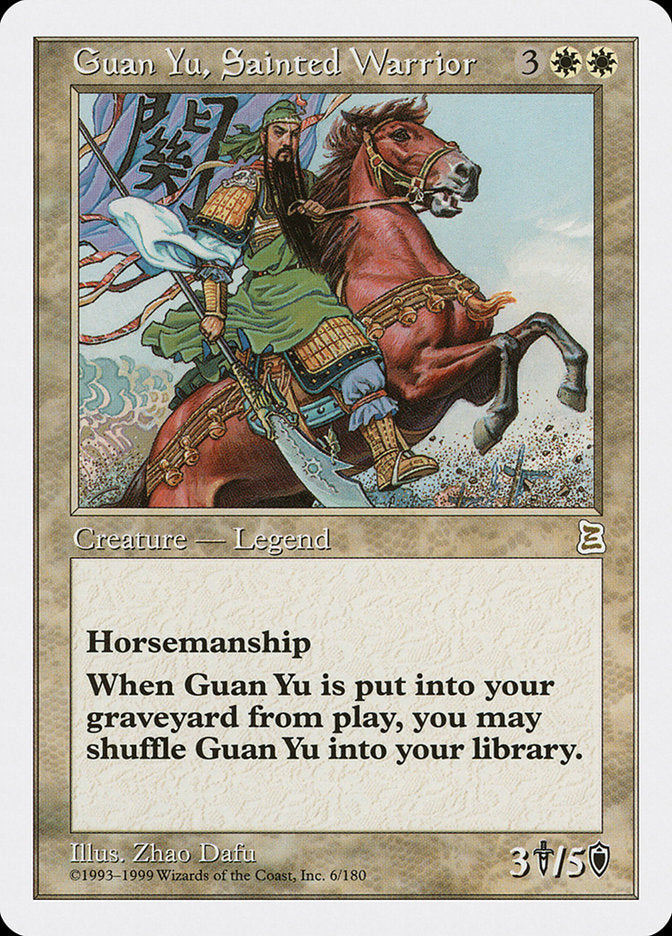 Guan Yu, Sainted Warrior [Portal Three Kingdoms] | Total Play