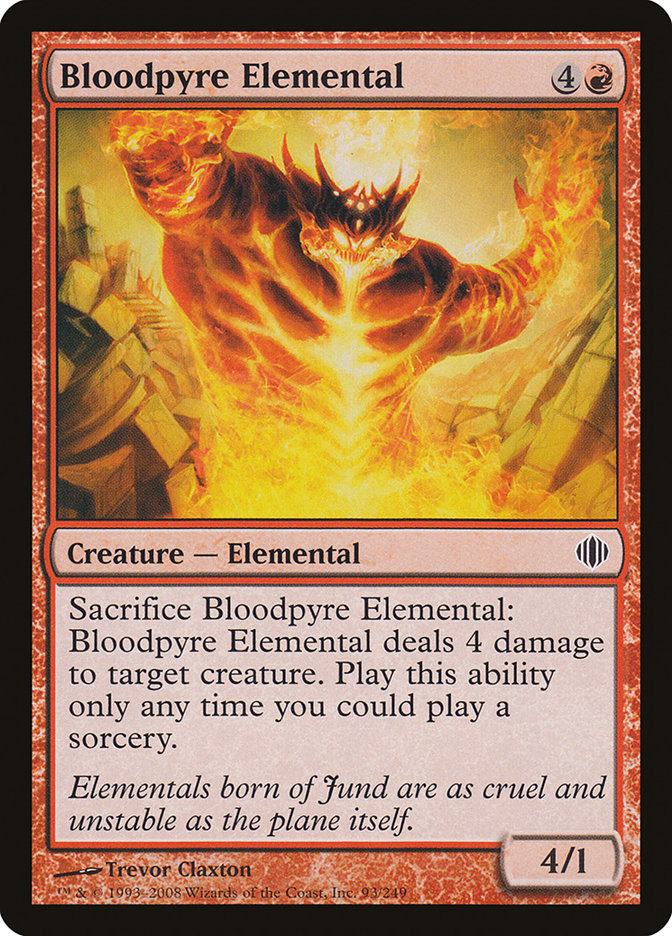 Bloodpyre Elemental [Shards of Alara] | Total Play