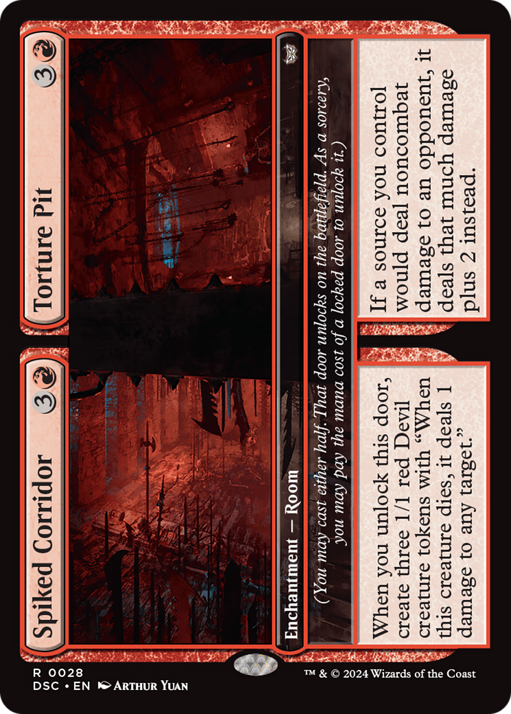 Spiked Corridor // Torture Pit [Duskmourn: House of Horror Commander] | Total Play